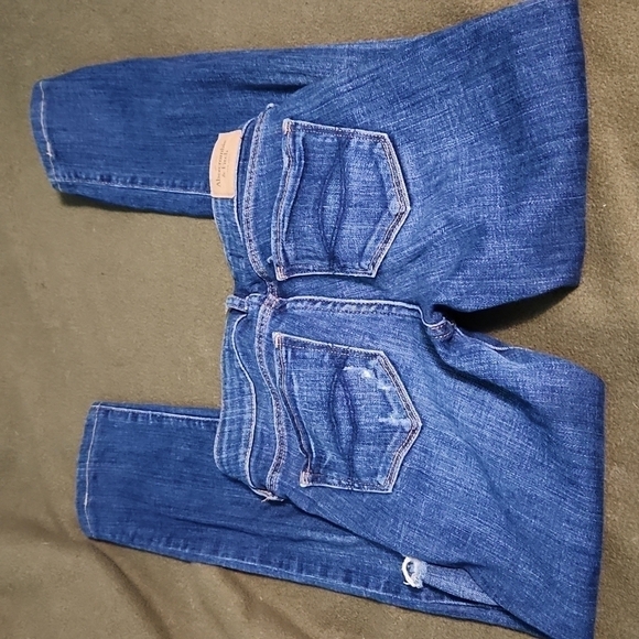 ABERCROMBIE & Fitch distressed skinny jeans 25wx31l - Picture 2 of 2